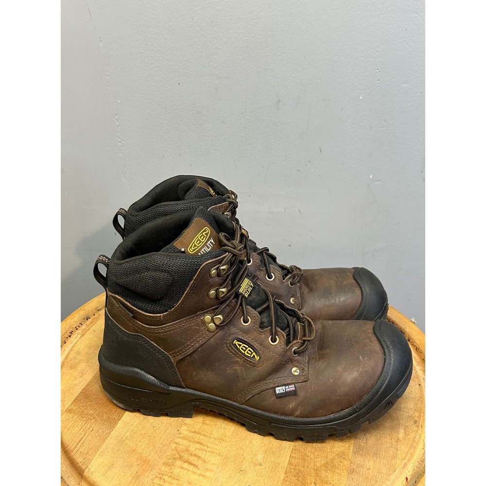 Keen Utility Work Boots Men 12EE Brown 1026487EE American Built Leather Safety